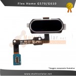 Flex Botão Home Biométrico J5 Prime Sm-g570 / J7 Prime Sm-G610 Preto